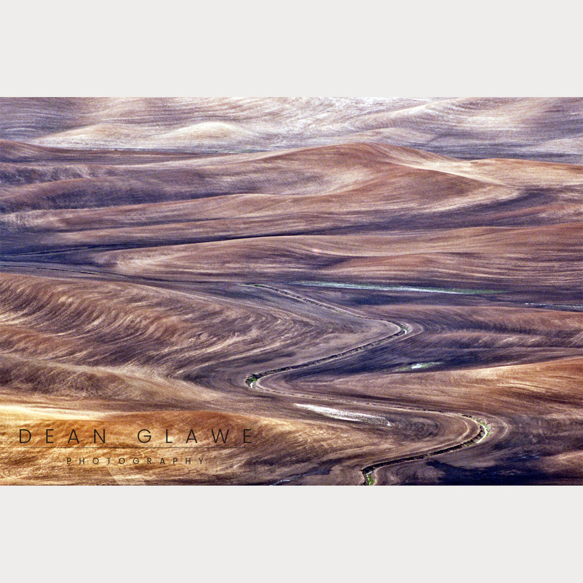 Palouse Hills, Dusted with Snow, 18x12, Fine Art Print