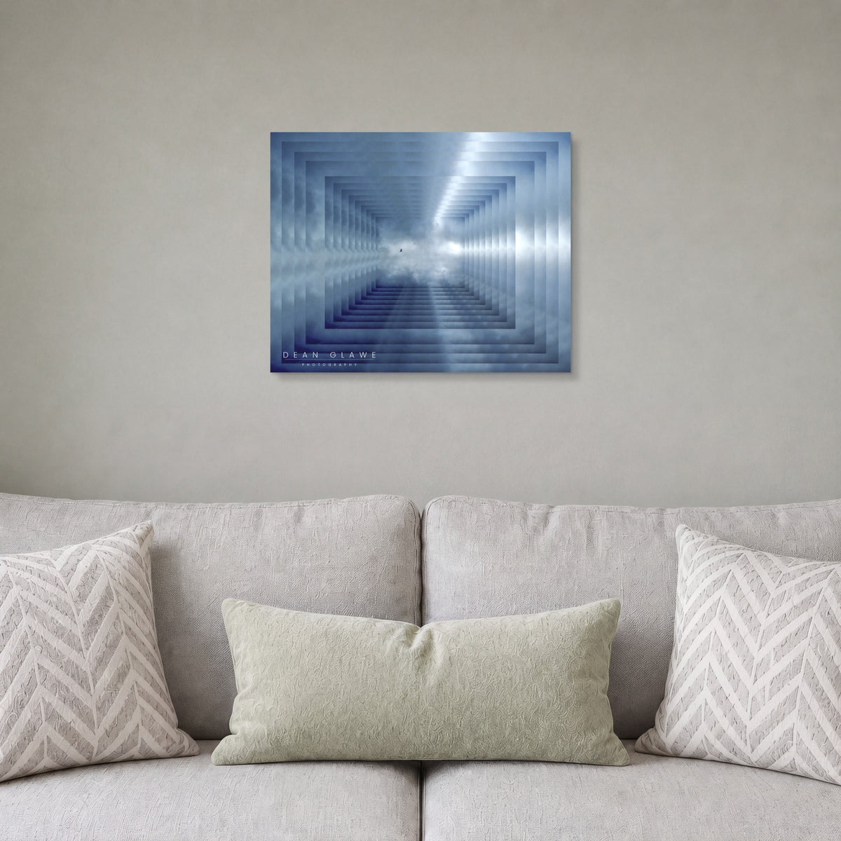 Infinity Crow, 20x16, Metal Print
