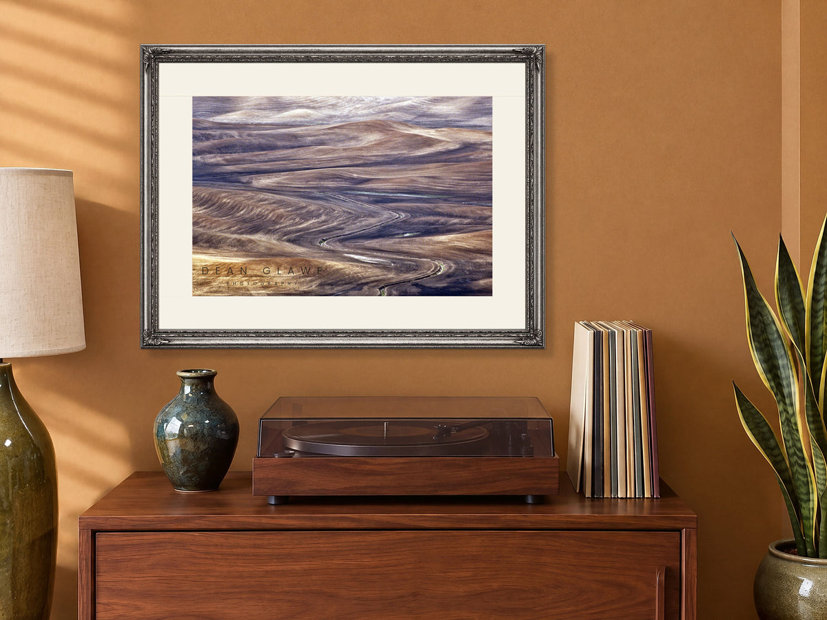 Palouse Hills, Dusted with Snow, 18x12, Fine Art Print